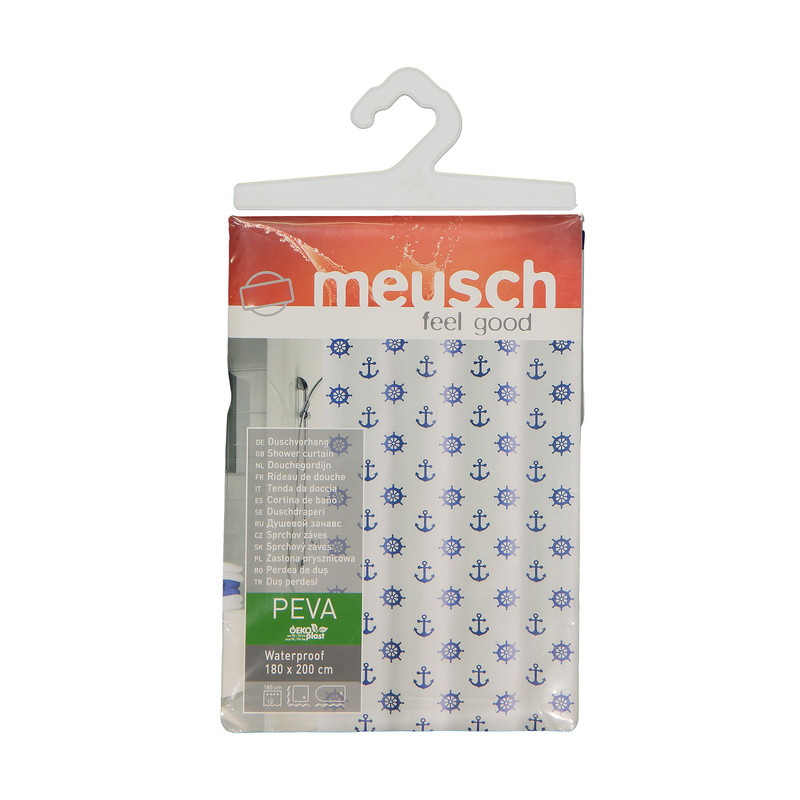 پرده حمام میوش کد 2735789305 سایز 180 × 200 سانتی متر