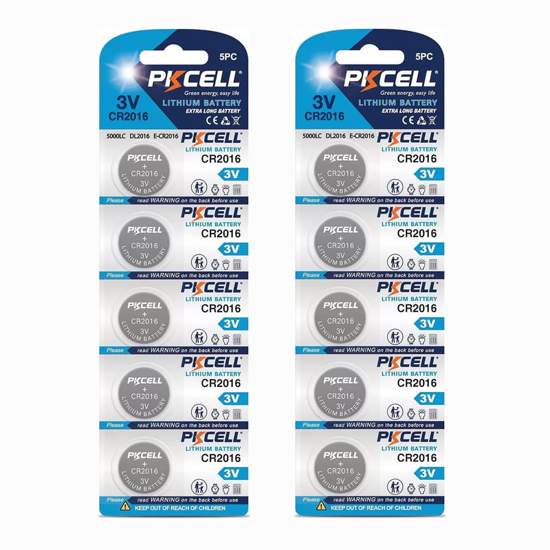 باتری سکه ای پیکی سل مدل CR 2016 بسته 10 عددی