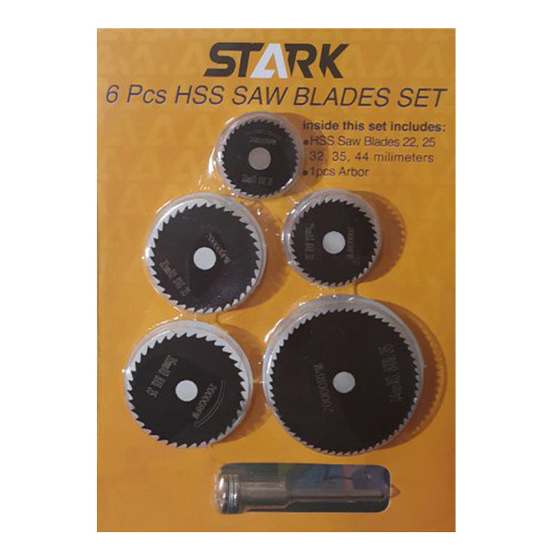 خرید و قیمت صفحه برش دریلی استارک مدل دارک 6 P مجموعه 6 عددی