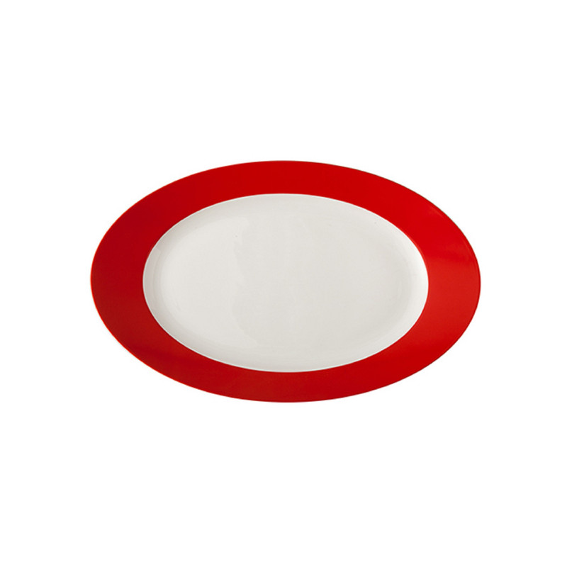 دیس چینی زرین ایران مدل ایتالیا سایز 38 درجه عالی