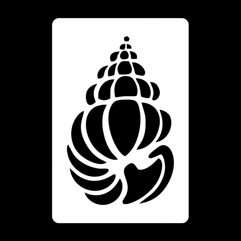 شابلون دکو رستا مدل صدف کد S196