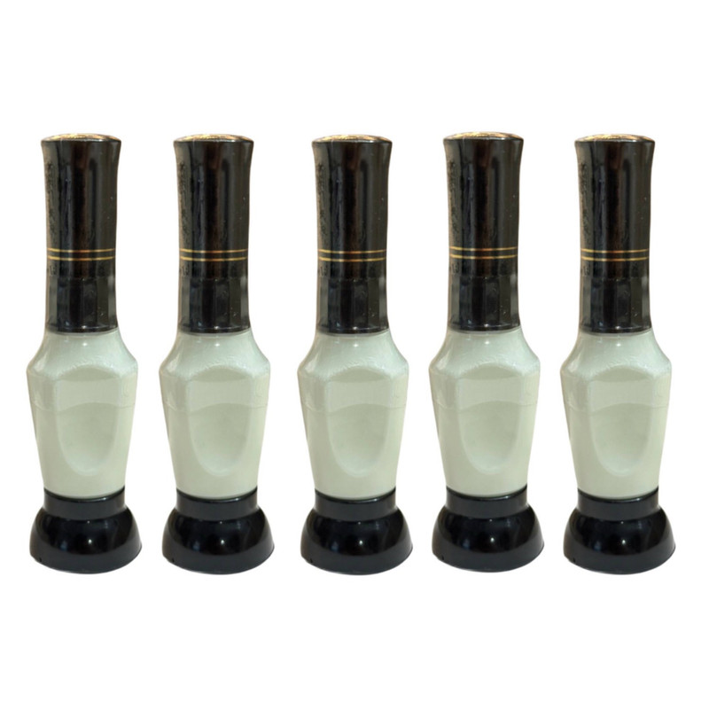 قلم خشگیر بدنه سفید خودرو کد 1160501 حجم 15 میلی لیتر مجموعه 5 عددی