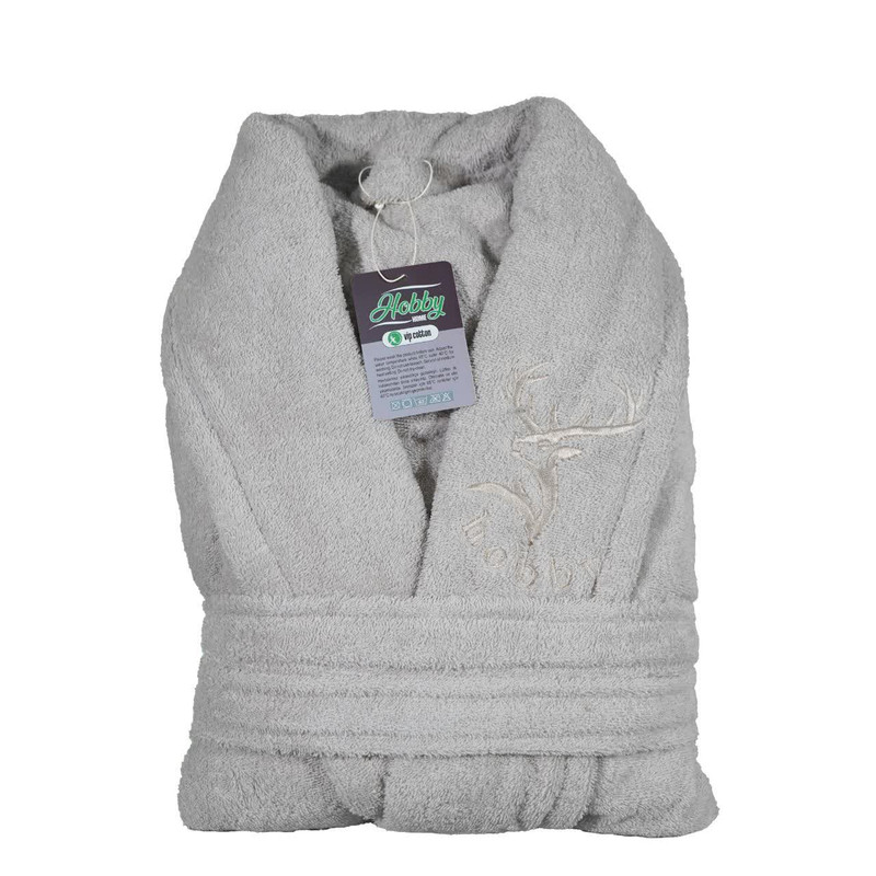 حوله پالتویی هوبی مدل یقه گلدوزی شده سایز 125