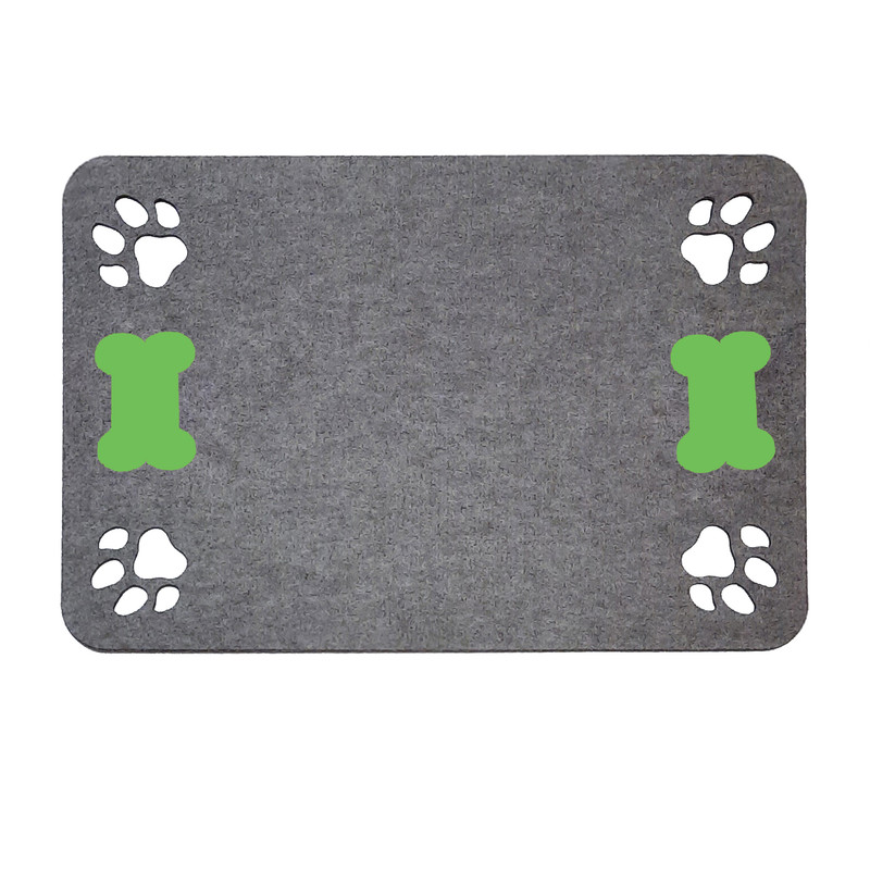 زیرانداز ظرف آب و غذای گربه و سگ مدل پنجه کد sa01