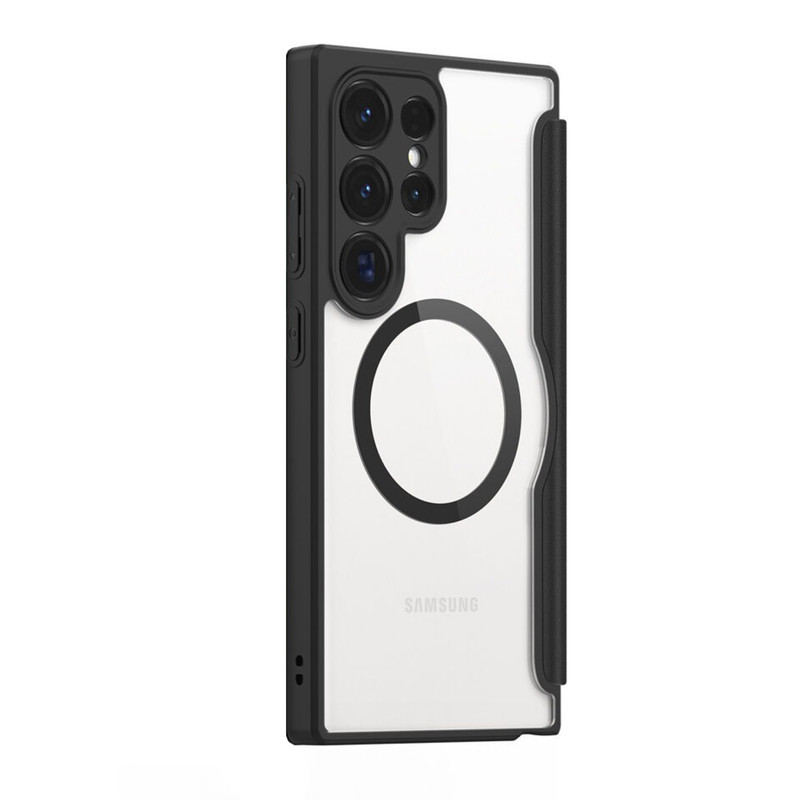 خرید و قیمت کیف کلاسوری دوکس دوکیس مدل Skin X Pro مناسب برای گوشی موبایل سامسونگ Galaxy S24 Ultra