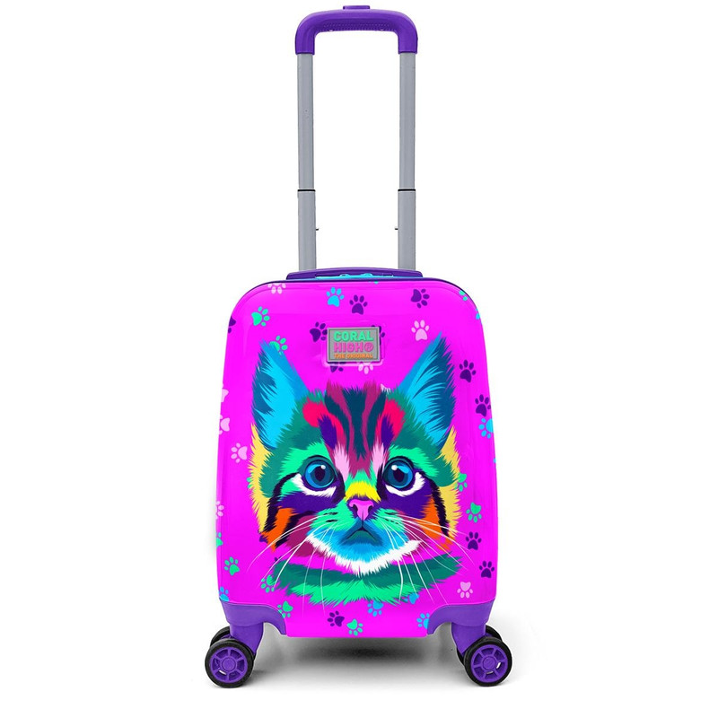 خرید و قیمت چمدان کورال های مدل گربه کد 16717