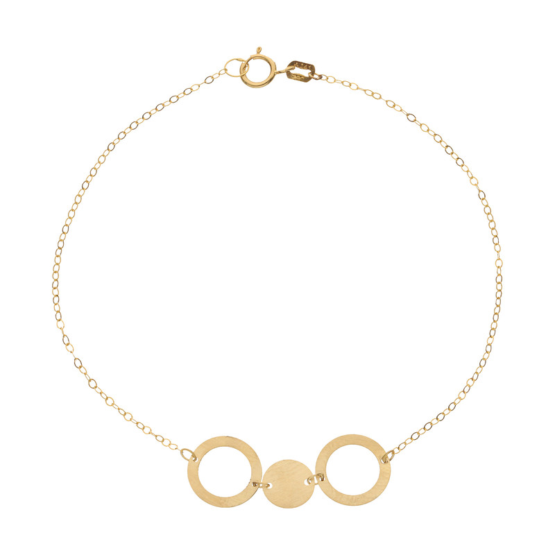 خرید و قیمت دستبند طلا 18 عیار زنانه زرمان مدل ZMB1442