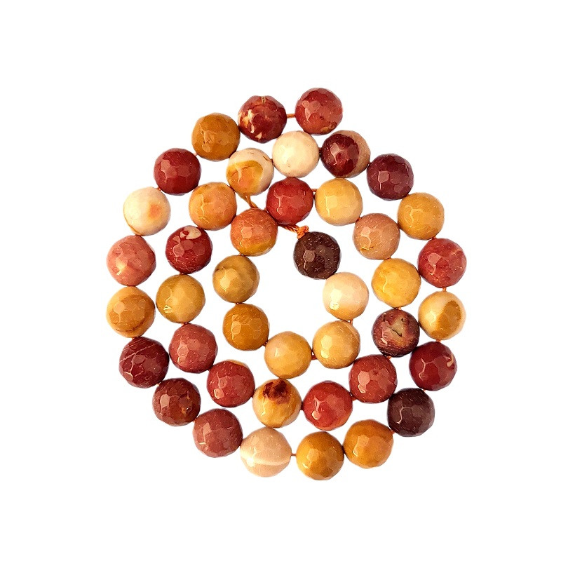 مهره دستبند مدل موکائیت تراش بسته 45 عددی