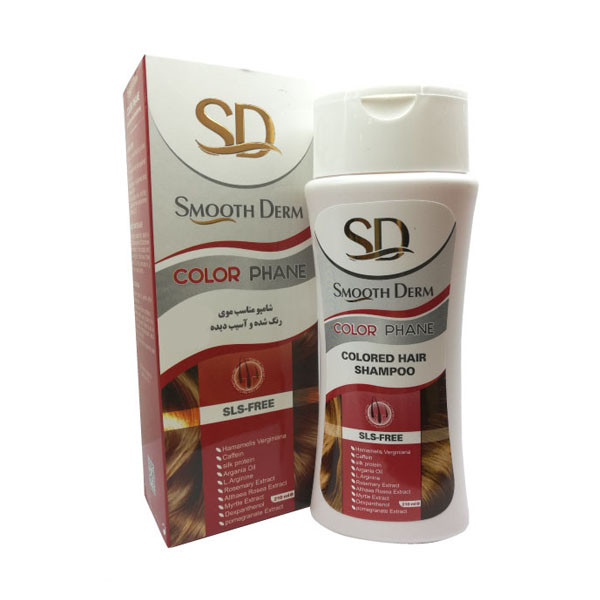 شامپو مو اسموت درم مدل Color Phane حجم 210 میلی لیتر