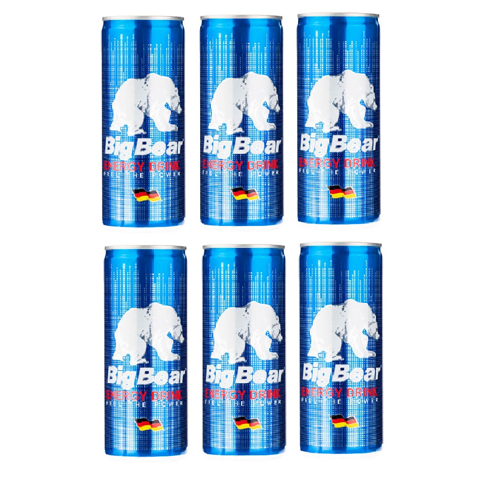 نوشابه انرژی زا بیگ بیر - 250 میلی لیتر بسته 6 عددی