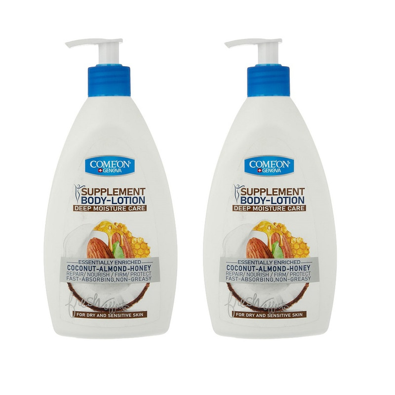 خرید و قیمت لوسیون بدن کامان مدل Coconut حجم 510 میلی لیتر مجموعه 2 عددی