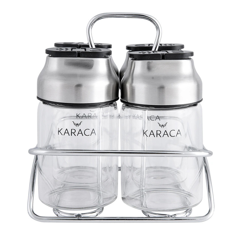 ست جا ادویه 5 پارچه کاراجا مدل Dimple کد 153.03.06.1691