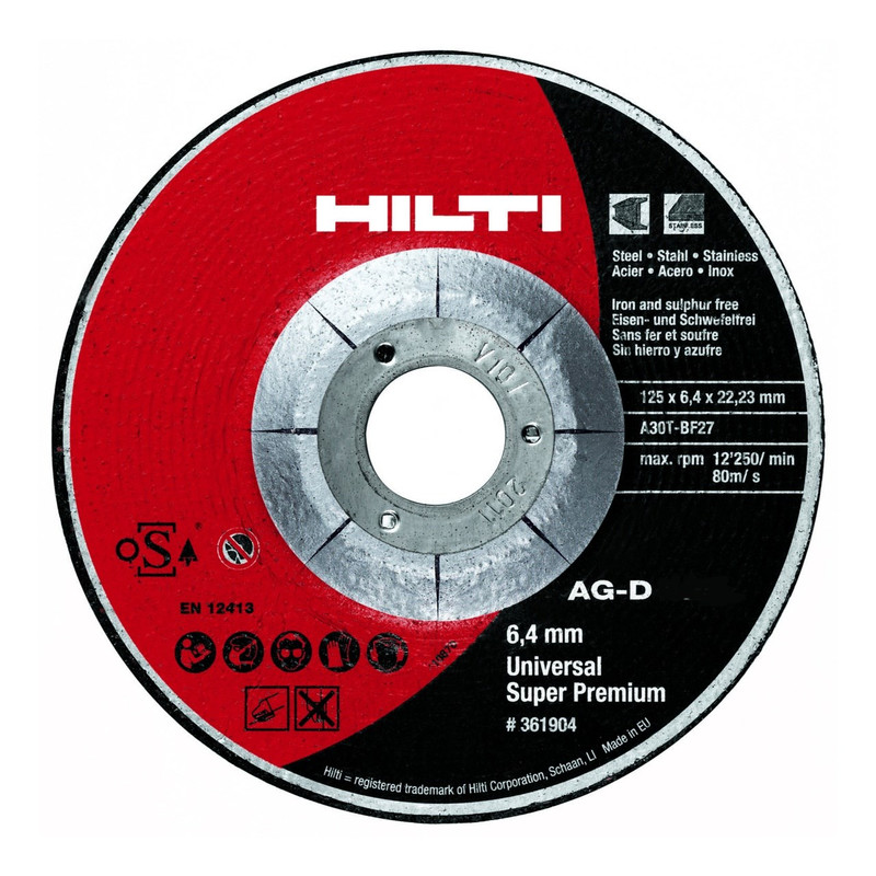 صفحه ساب فلز هیلتی مدل AG-D 230 UP بسته 5 عددی