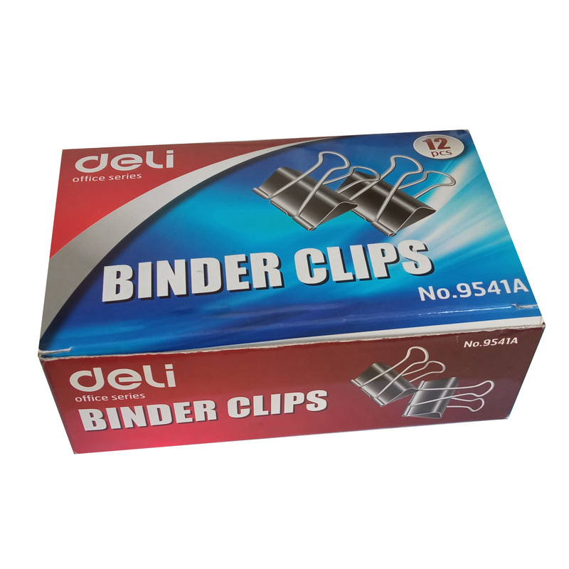 گیره کاغذ دلی کد 9541A بسته 12 عددی