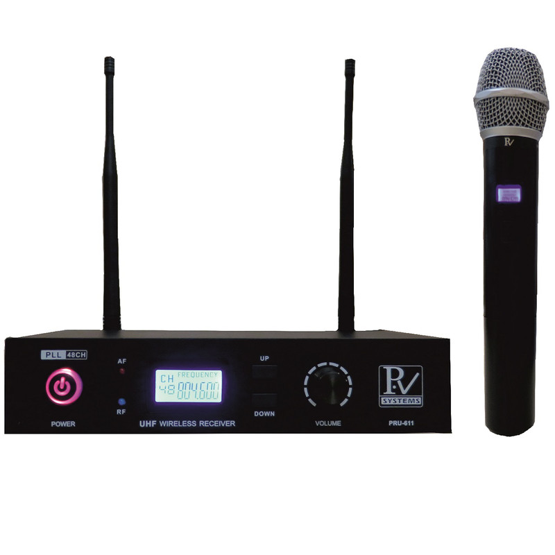 میکروفن بی سیم پی وی مدل PRU-611