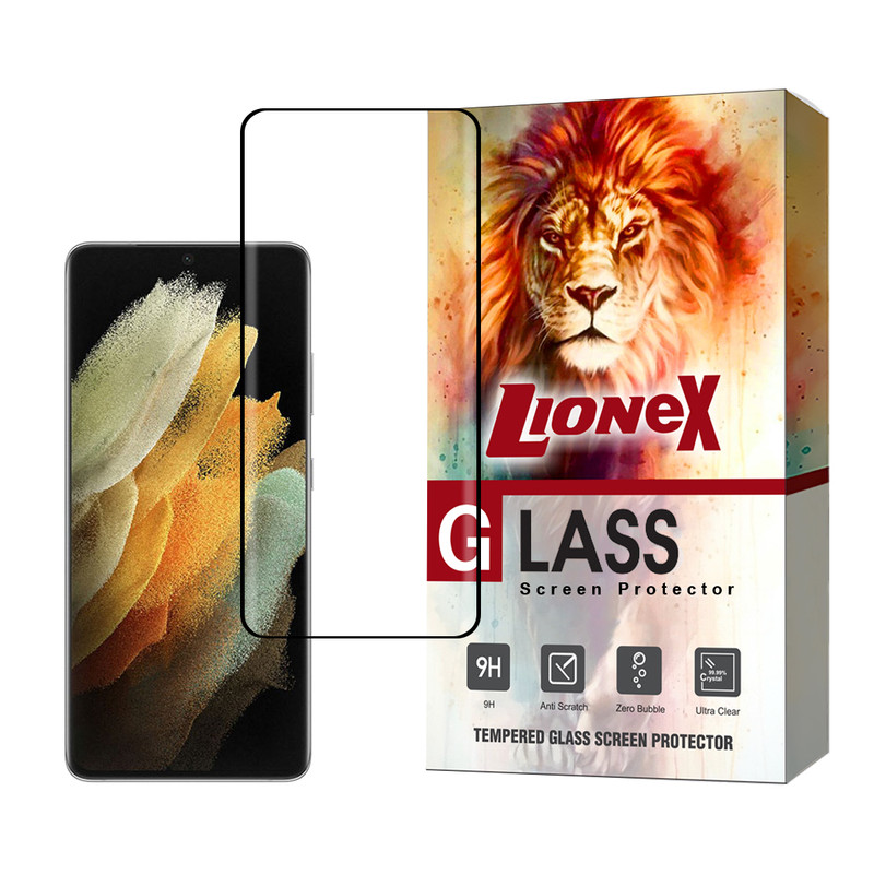 محافظ صفحه نمایش لایونکس مدل EDGNWLI مناسب برای گوشی موبایل سامسونگ Galaxy S21 Ultra 5G