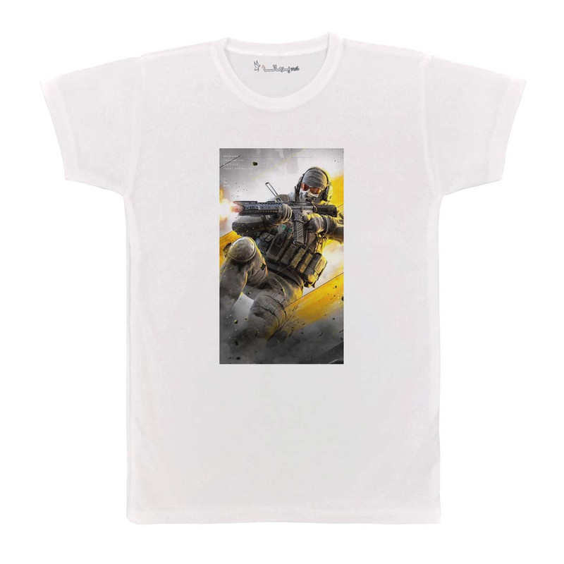 تیشرت بچگانه پرمانه طرح pmt.789 مدل call of duty