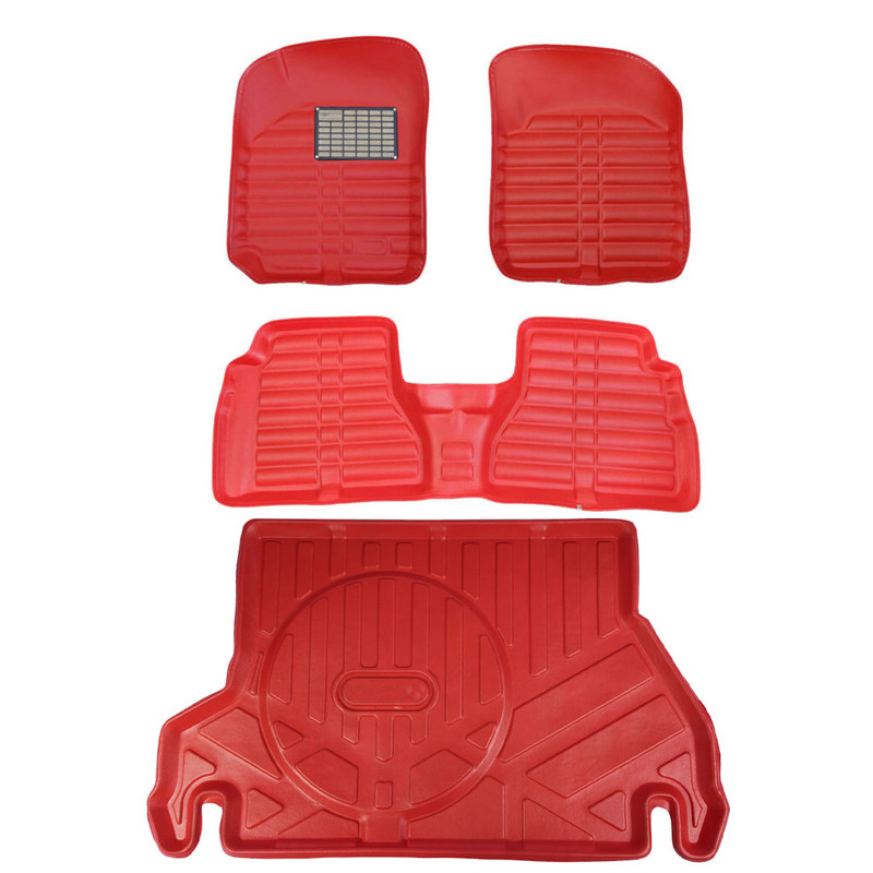 کفپوش سه بعدی خودرو مدل LS مناسب برای پراید صندوقدار به همراه کفپوش صندوق