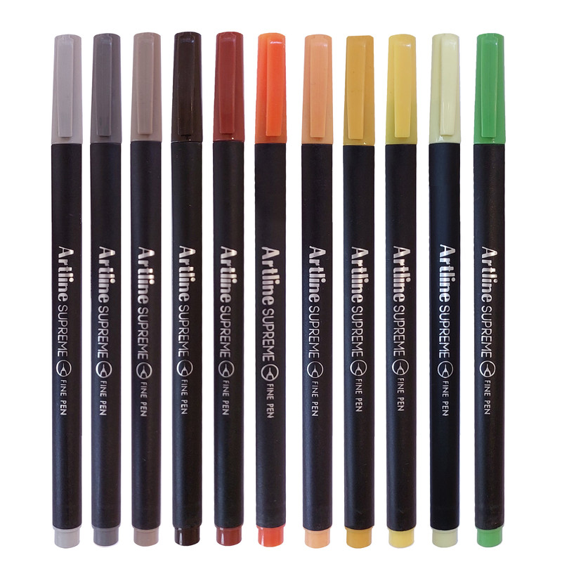 روان نویس آرت لاین مدل Supreme بسته 11 عددی