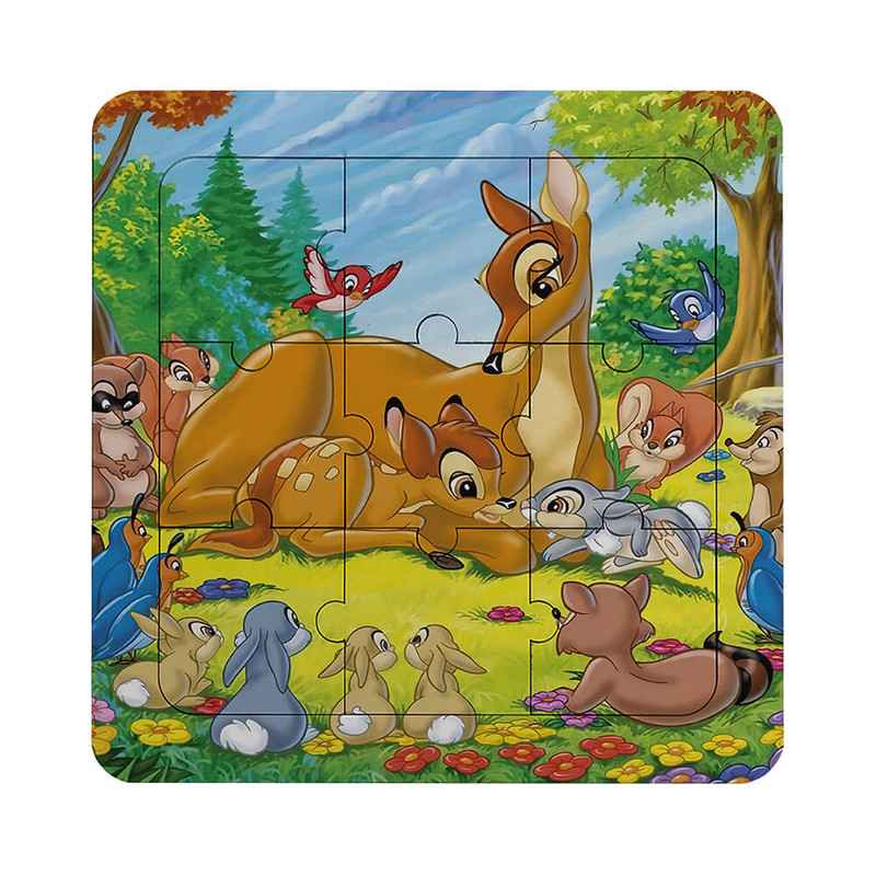 پازل 9 تکه زیگ زاگ مدل bambi کد 2040