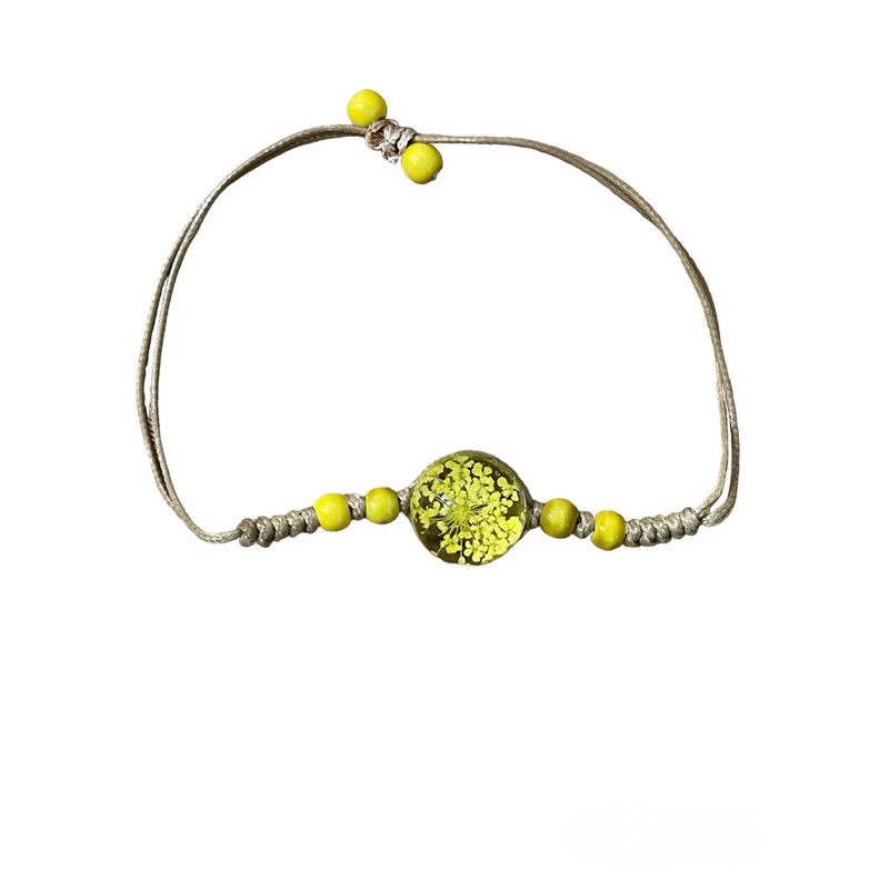 خرید و قیمت دستبند زنانه مدل گل خشک