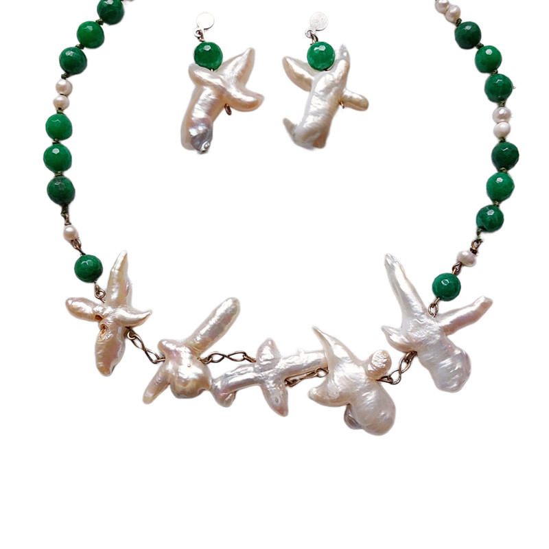 نیم ست نقره زنانه مدل باروک سلطنتی