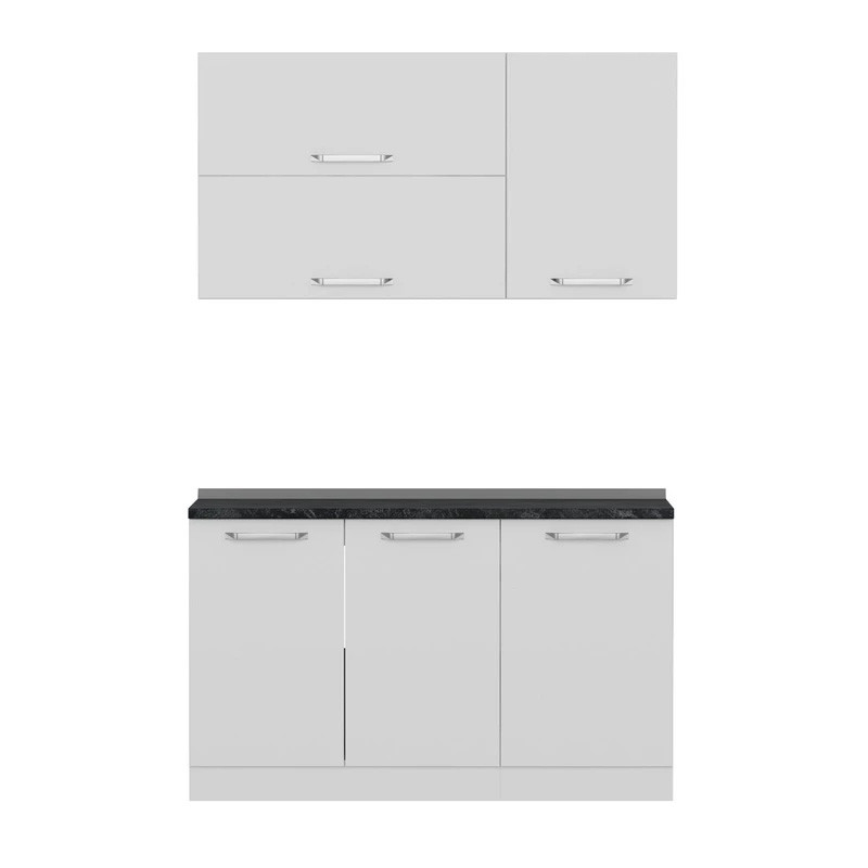 کابینت آشپزخانه فلفور کابینت مدل 140 cm مجموعه 4 عددی