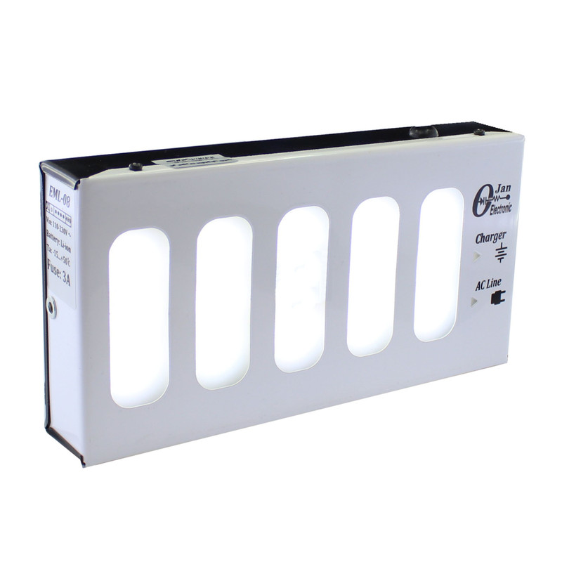 خرید و قیمت چراغ اضطراری دیواری اوژن الکترونیک مدل دیواری نوردهی 8 ساعته کلیددار کد EML-08K