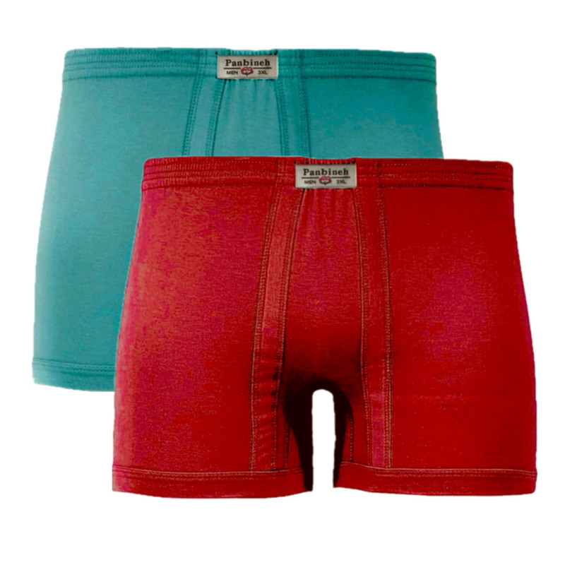 شورت مردانه پنبینه مدل نخ پنبه خالص صادراتی مجموعه 2 عددی