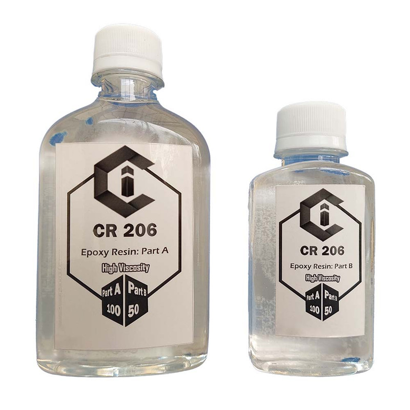رزین اپوکسی مدل CR206 حجم 360 میلی لیتر به همراه هاردنر