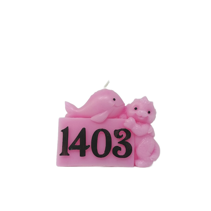 شمع دست ساز مدل اژدها و نهنگ کد 345