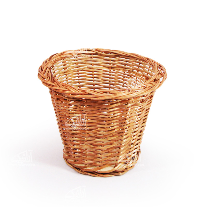 سطل مروار متوسط قهوه ای طرح باران مدل 1021400002