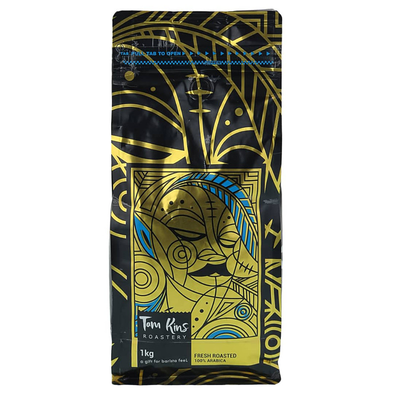 خرید و قیمت دانه قهوه عربیکا تام کینز - 1000 گرم