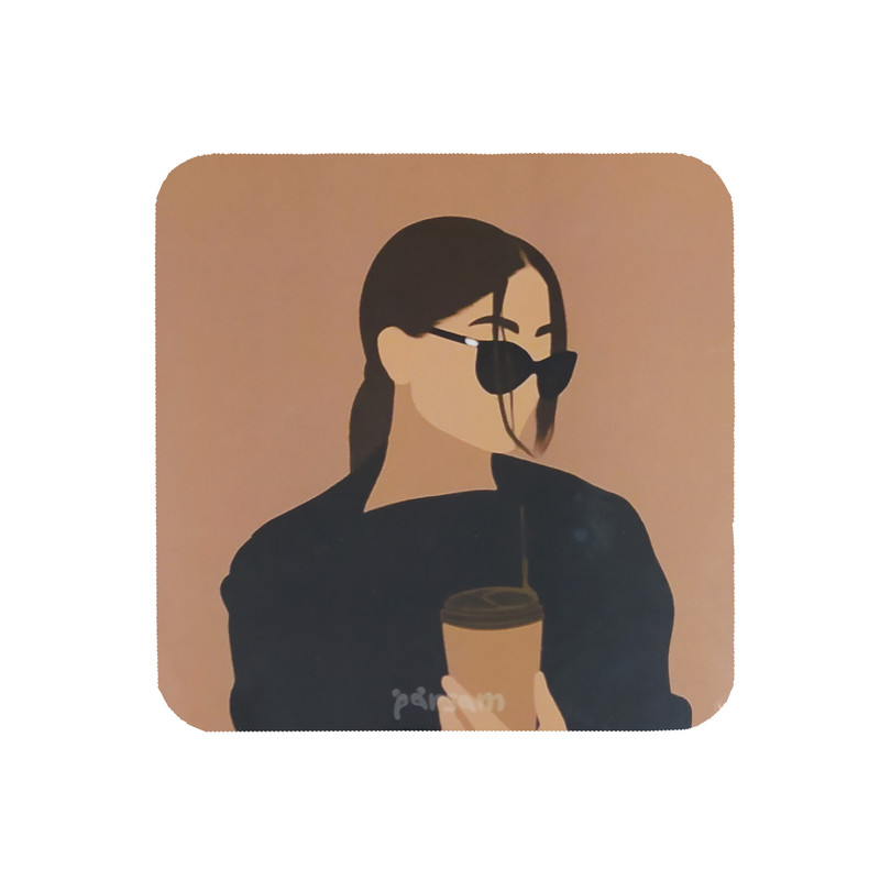 خرید و قیمت زیر لیوانی مدل دختر خود ساخته z32