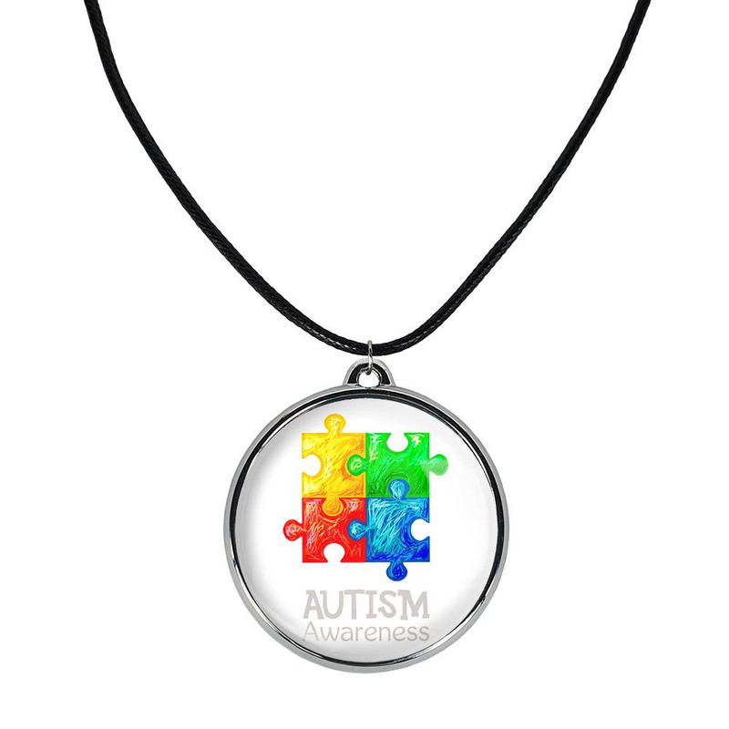 گردنبند خندالو مدل اتیسم Autism کد 2673326734
