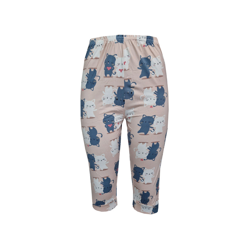 شلوارک زنانه مدل Mouse رنگ کرم