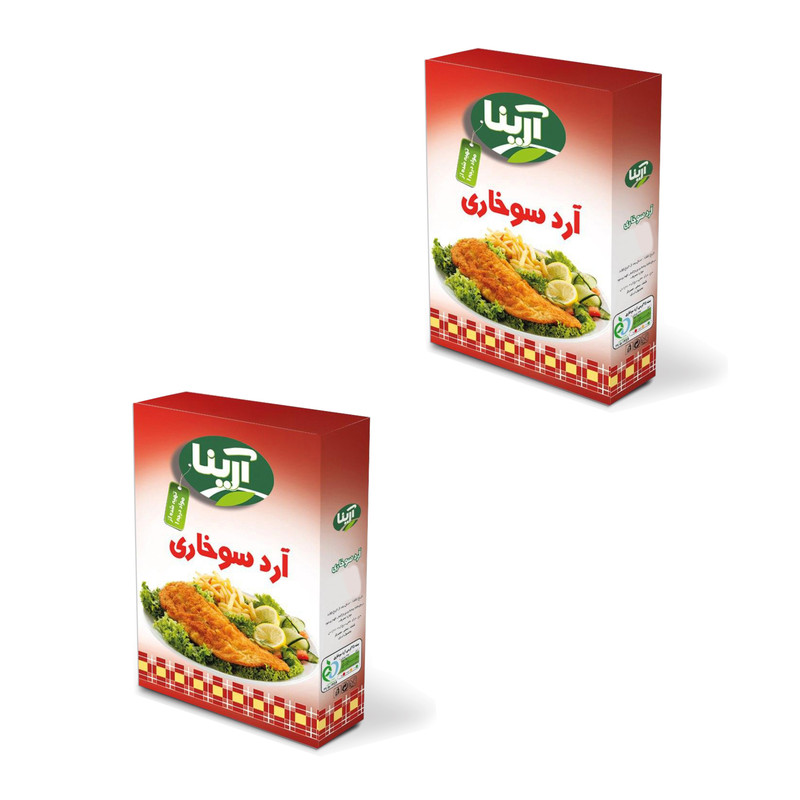 آرد سوخاری آرینا - 200 گرم بسته 2 عددی