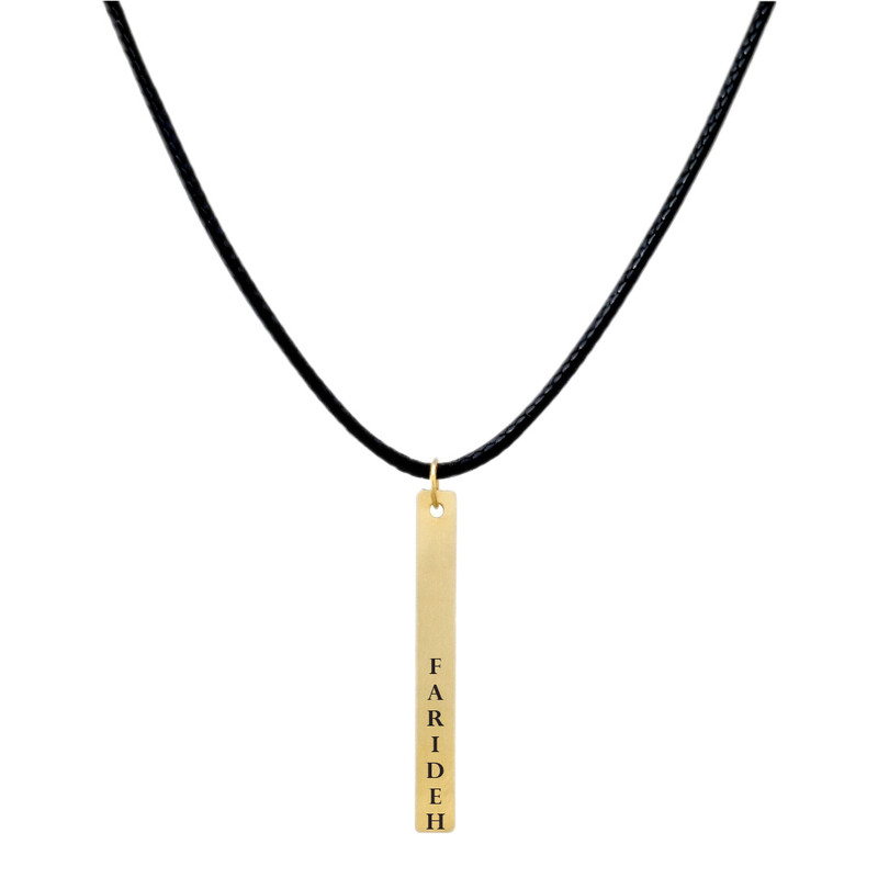 گردنبند طلا 18 عیار زنانه لیردا مدل اسم فریده 9011