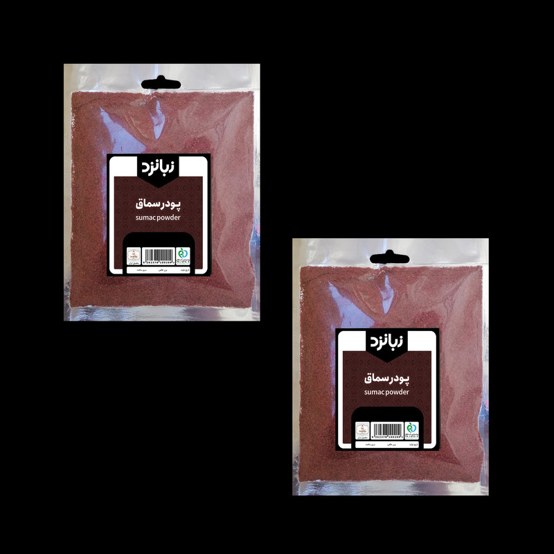 خرید و قیمت پودر سماق قرمز زبانزد - 100 گرم بسته 2 عددی