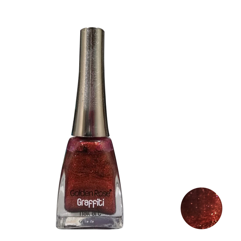 خرید و قیمت لاگ ناخن گلدن رز مدل گرافیتی شماره 12