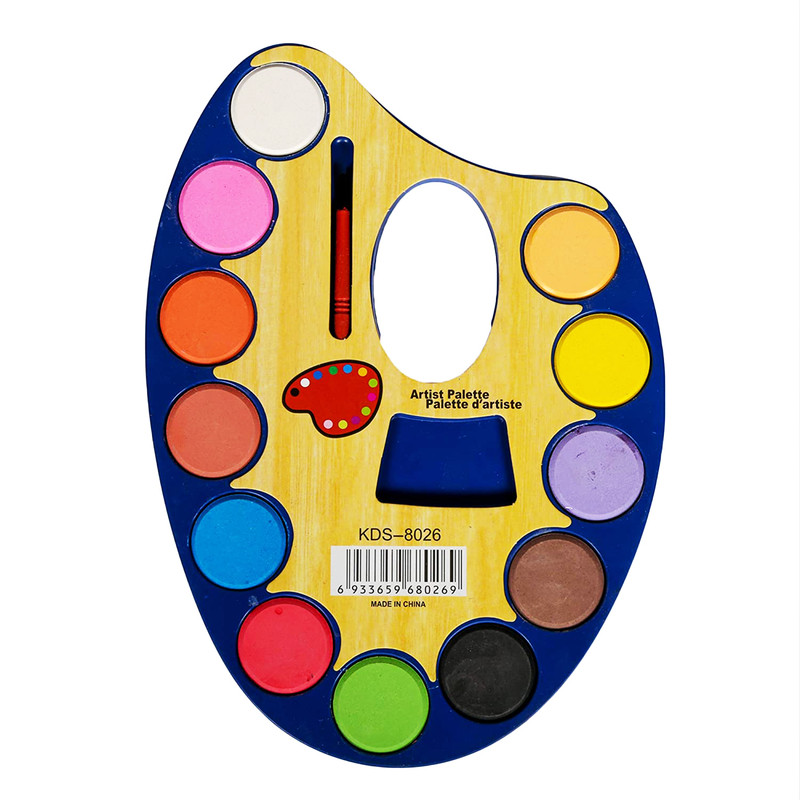 آبرنگ 12 رنگ مدل آرتیست کد KDS