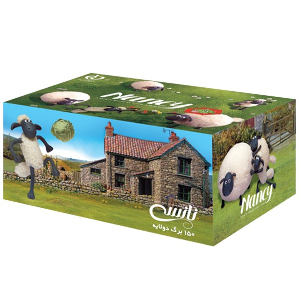 دستمال کاغذی نانسی طرح کودک بسته 300 برگ