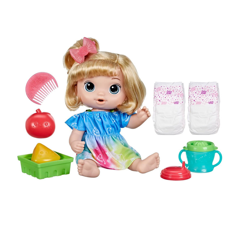 خرید و قیمت عروسک هاسبرو مدل Baby Alive Fruity Sips ارتفاع 30 سانتی متر