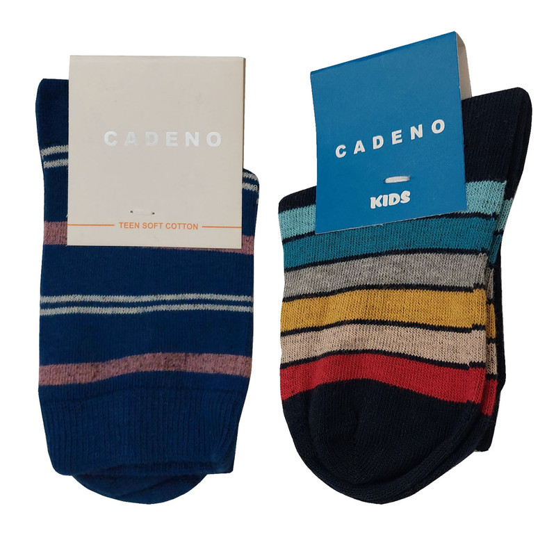خرید و قیمت جوراب پسرانه کادنو مدل KD34 بسته دو عددی