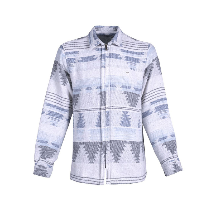 خرید و قیمت پیراهن آستین بلند مردانه امشاسپند مدل زیپی