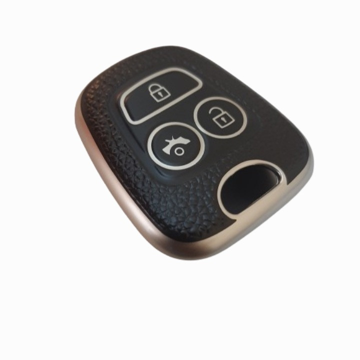 خرید و قیمت کاور سوییچ و ریموت خودرو دیاموند شاپینگ مدل DS-LEATHER-TIBA مناسب برای تیبا
