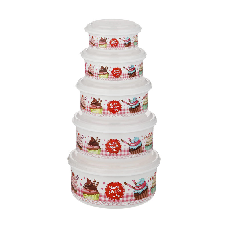 ظرف نگهدارنده فرش کیپس مدل Ir-045 مجموعه 5 عددی