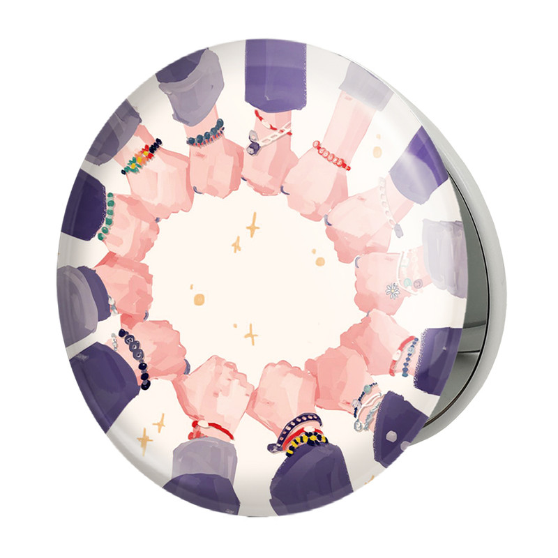 آینه جیبی خندالو طرح گروه سونتین Seventeen مدل تاشو کد 21661