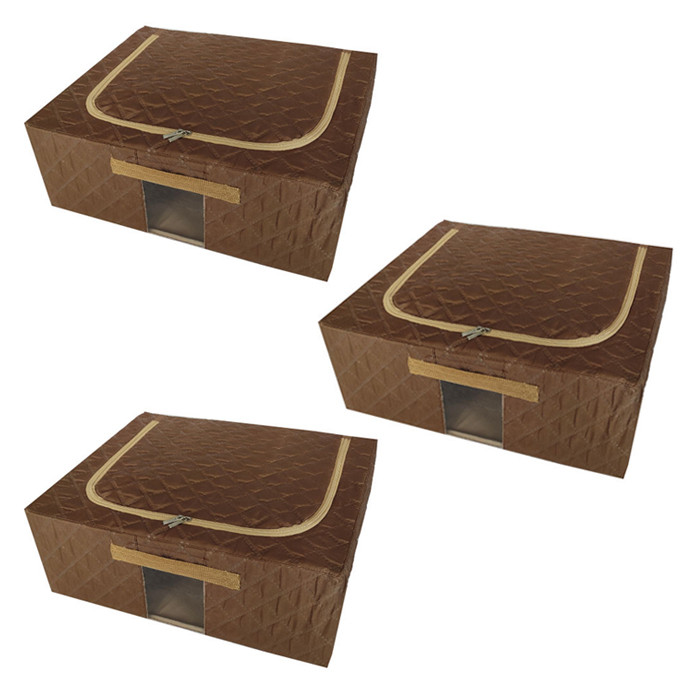 باکس نظم دهنده تن تن مدل اسکلت فلزی کفی دار کد S مجموعه 3 عددی