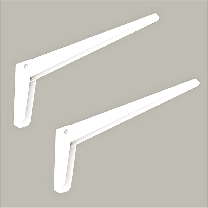 پایه نگهدارنده طبقه دیواری مدل 350 تاشو بسته 2 عددی